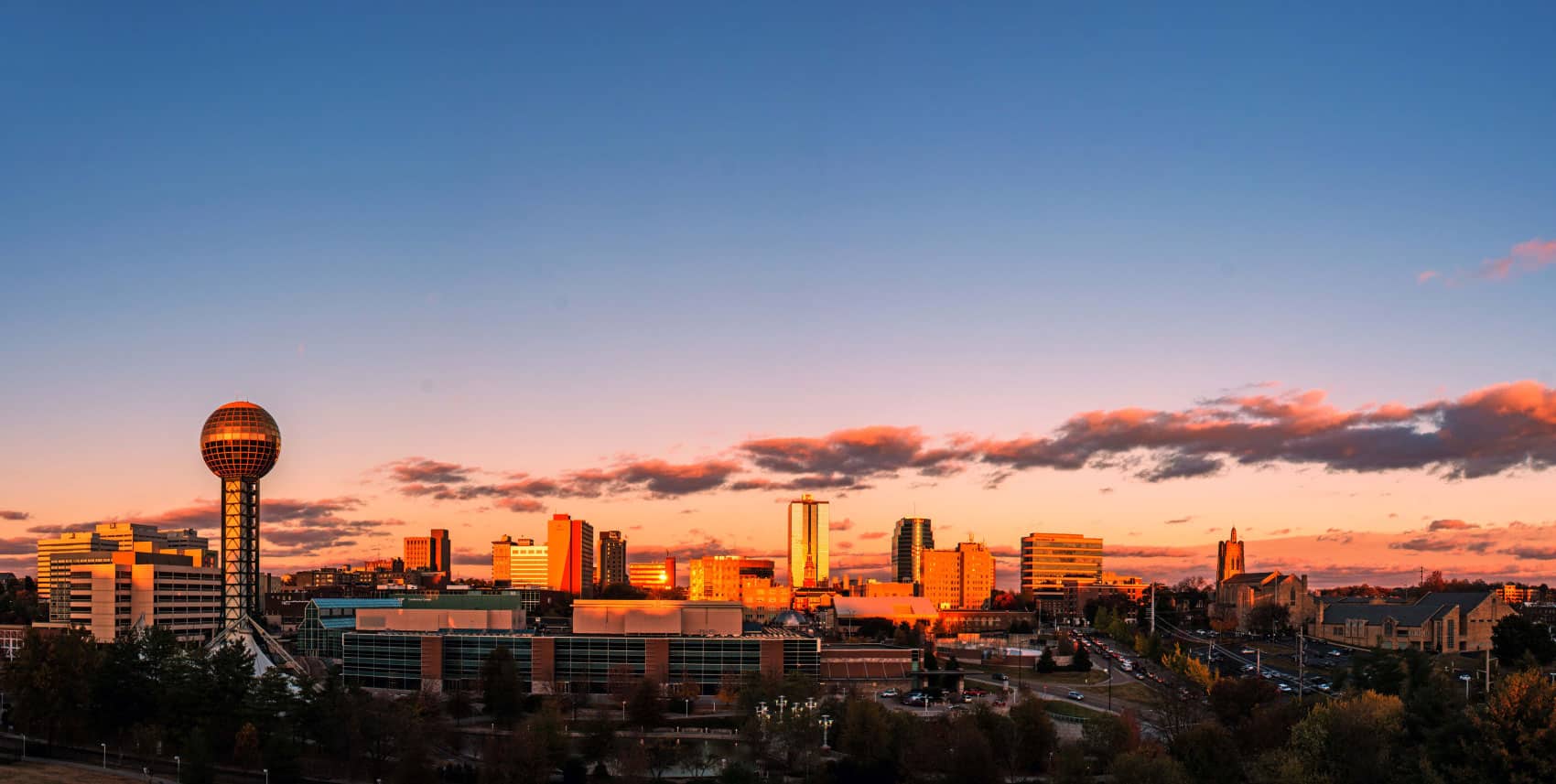 knoxville tn tennessee skyline